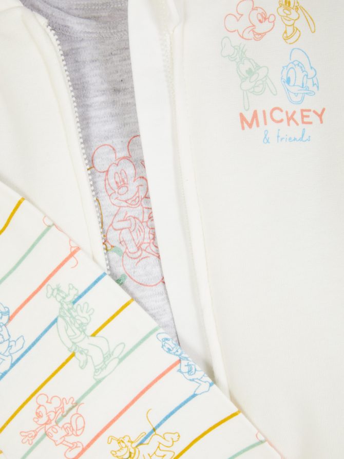 Disney’s Mickey Mouse and Friends Hoodie, Bodysuit & Leggings Set - Image 3