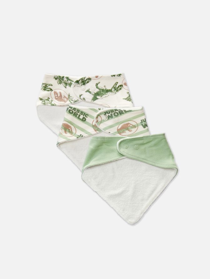 3-Pack Jurassic World Bibs - Image 2