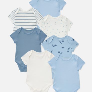7-Pack Printed Bodysuits