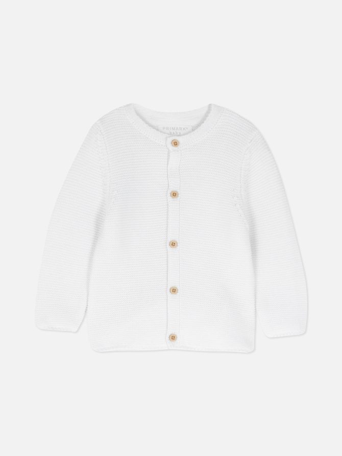 Knitted Button-Up Cardigan