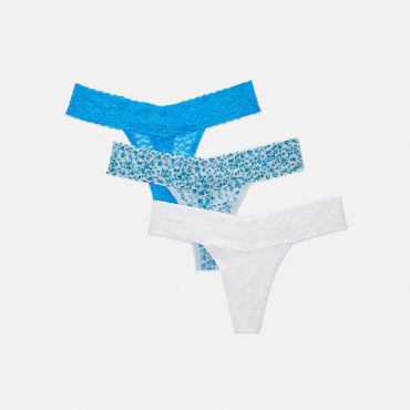 3-Pack Multi Lace Thongs