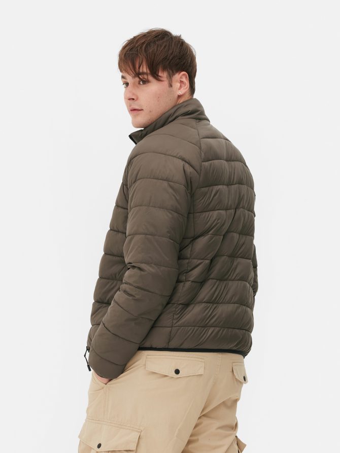 Essential Funnel Neck Puffer Jacket - Image 4