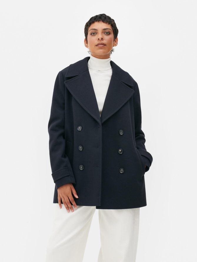 Double-Breasted Pea Coat - Image 2