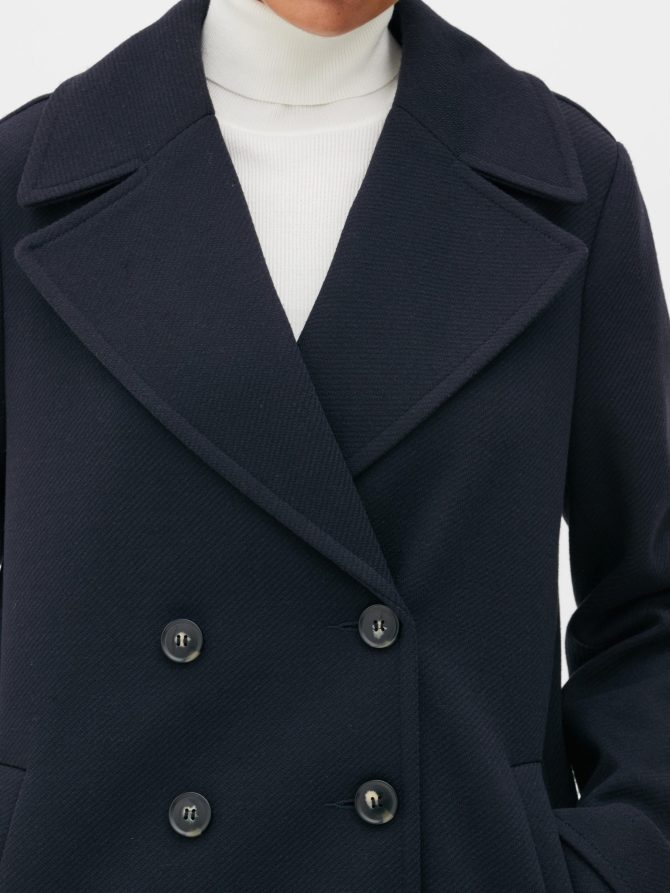 Double-Breasted Pea Coat - Image 3