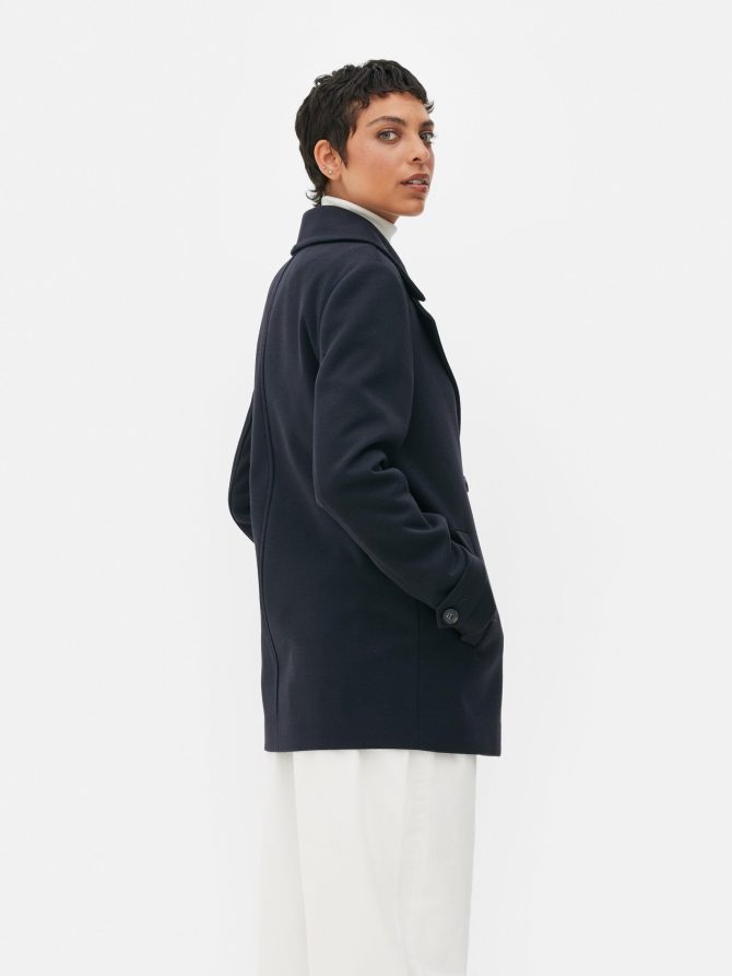 Double-Breasted Pea Coat - Image 4