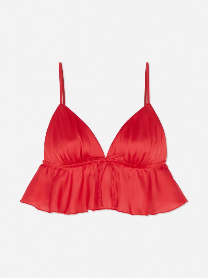 Floaty Satin Bralette