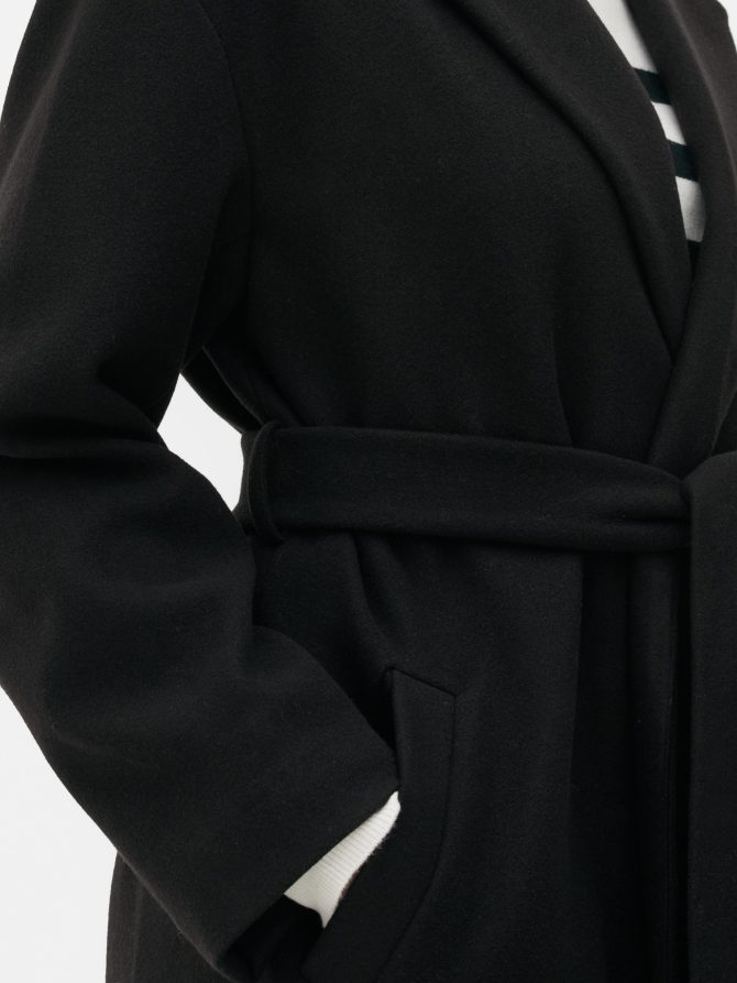 Belted Wrap Coat - Image 3