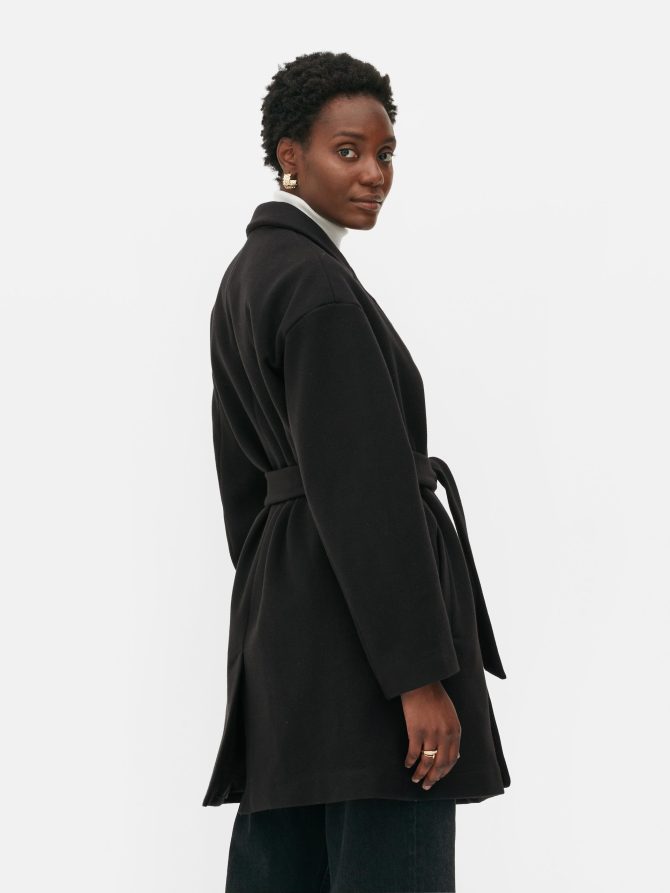 Belted Wrap Coat - Image 4