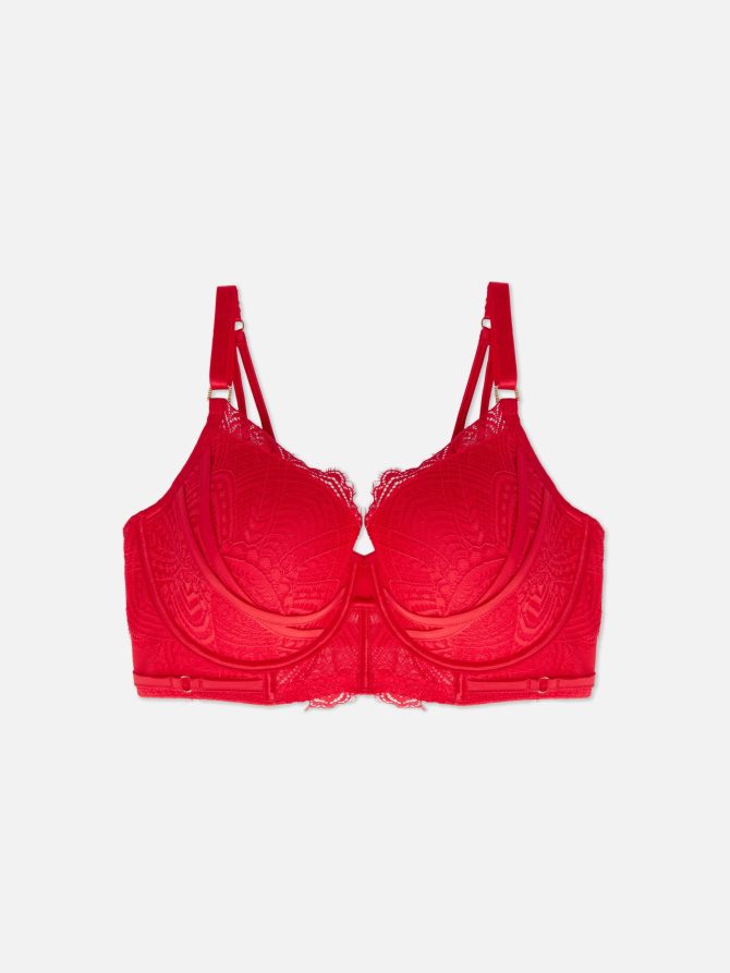 D-G Longline Lace Bra