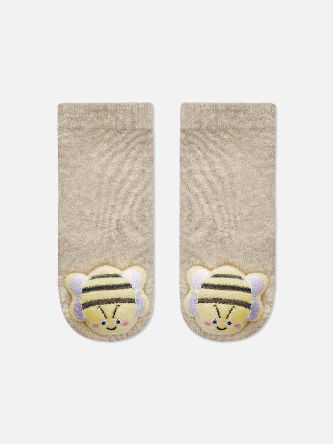 Bee Rattle Toe Socks