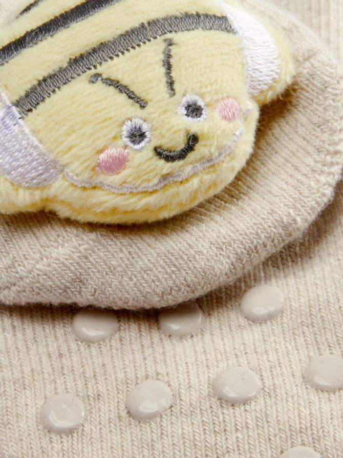 Bee Rattle Toe Socks - Image 2