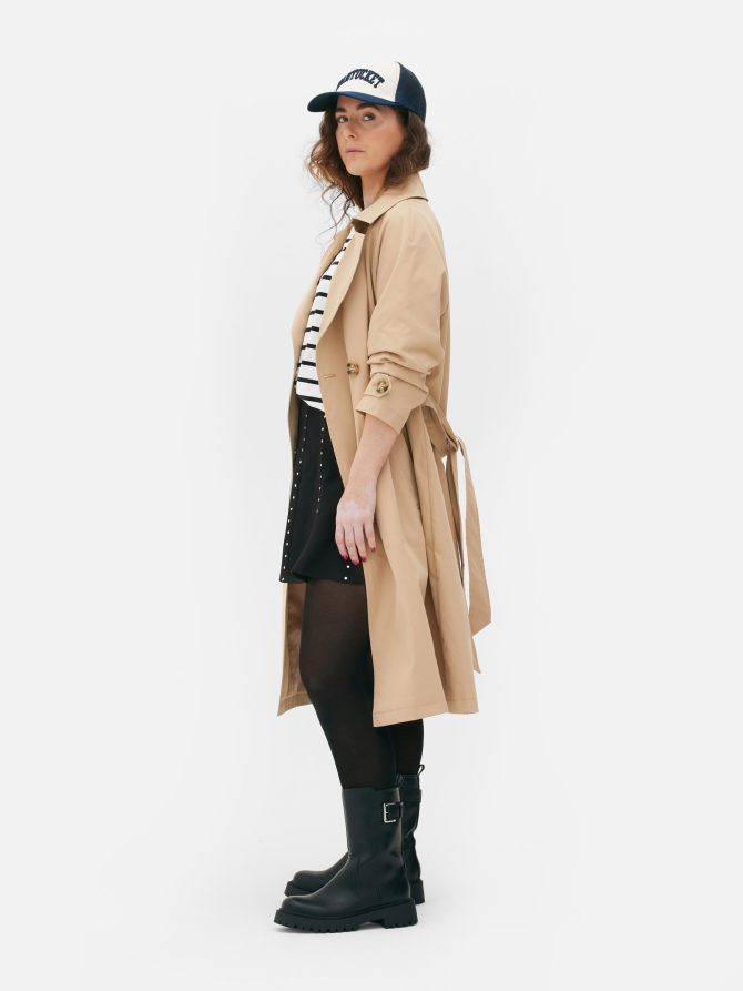 Essential Double Breasted Trench
