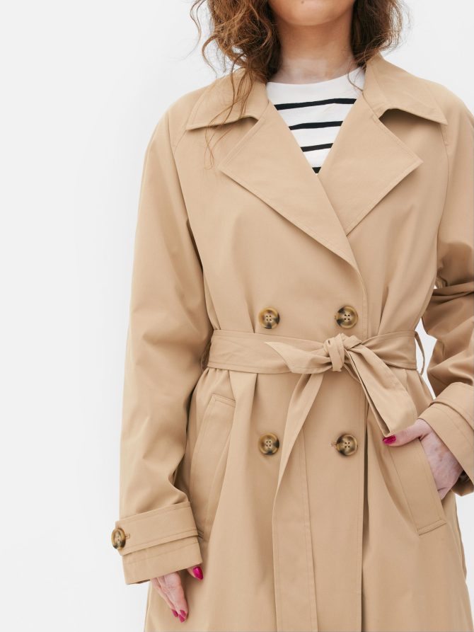 Essential Double Breasted Trench - Image 3