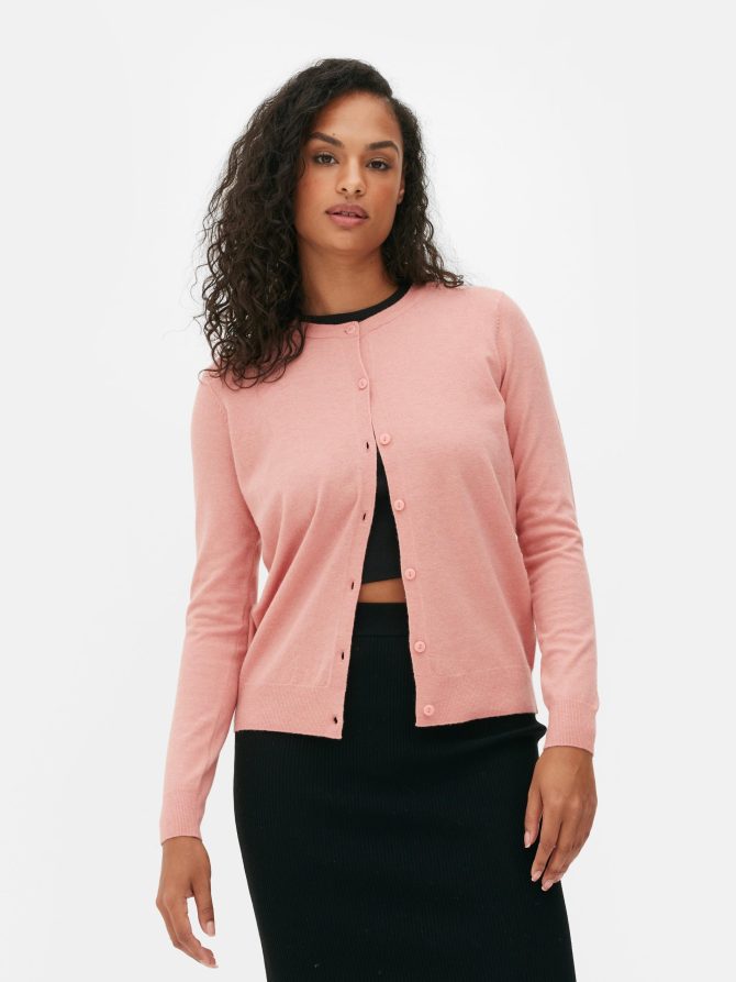 Crew Neck Cardigan - Image 2