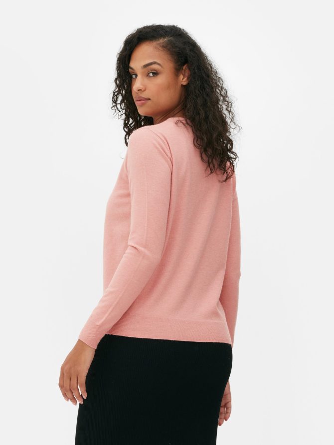 Crew Neck Cardigan - Image 4