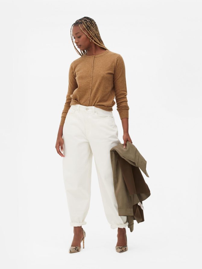 Crew Neck Cardigan
