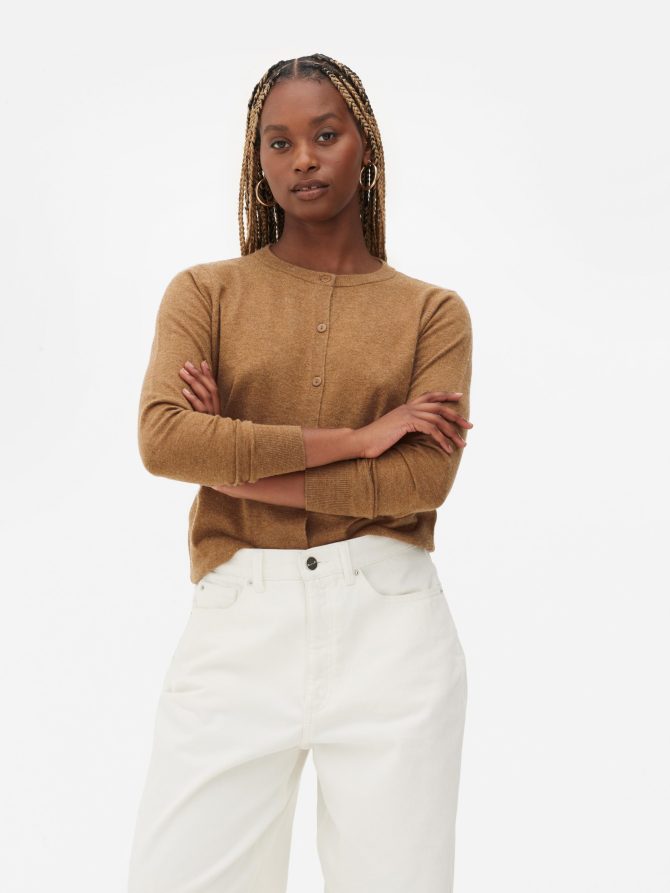 Crew Neck Cardigan - Image 2