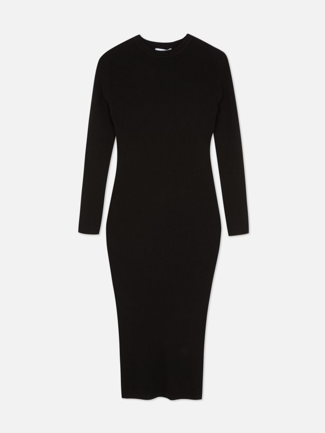 Ribbed Midi Dress - Image 5