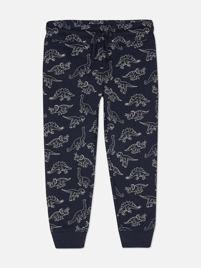 Drawstring Printed Joggers - Image 3