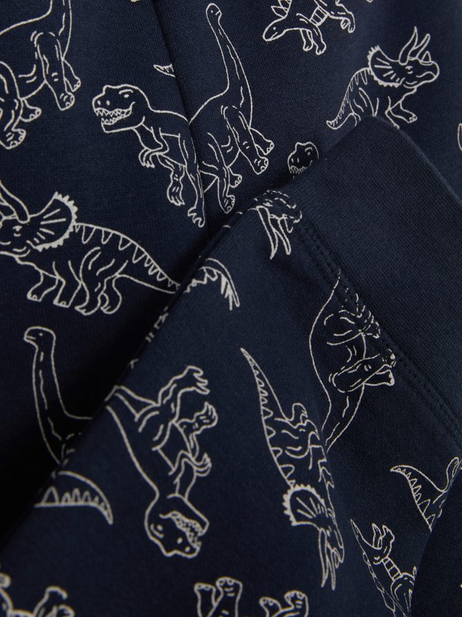 Drawstring Printed Joggers - Image 5