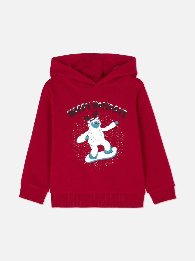 Graphic Print Hoodie - Image 3