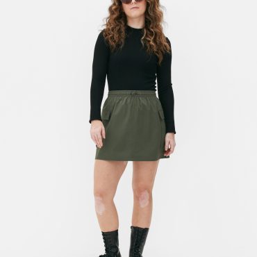Ribbed Mock Neck Sweater