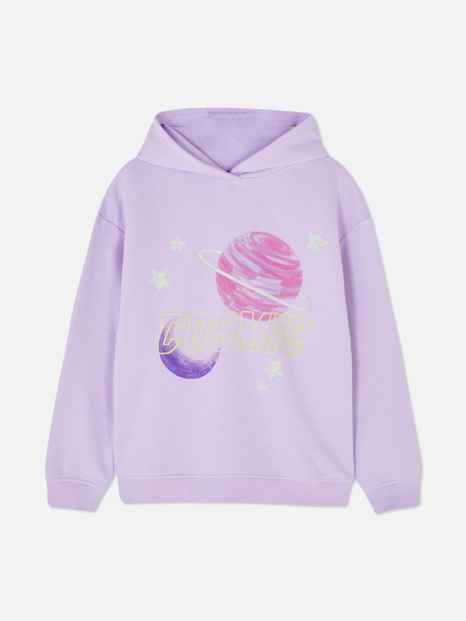 Printed Pullover Hoodie