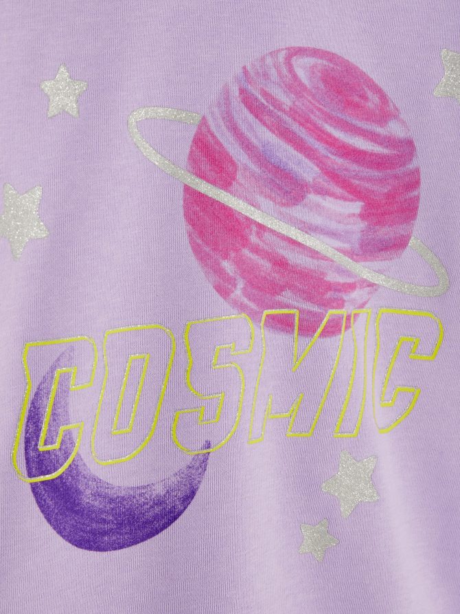 Printed Pullover Hoodie - Image 3