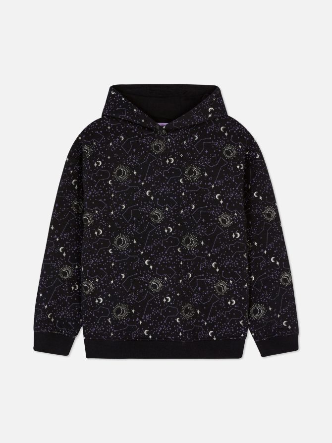 Printed Pullover Hoodie