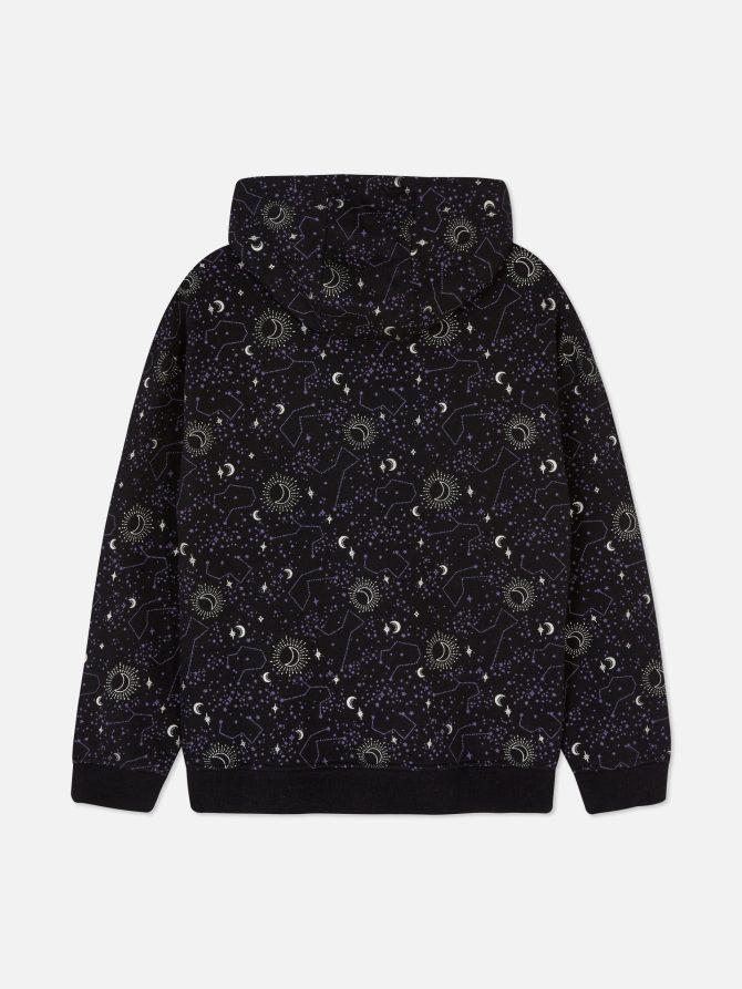 Printed Pullover Hoodie - Image 2