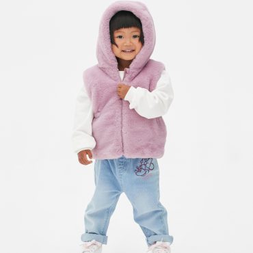 Faux Fur Hooded Vest
