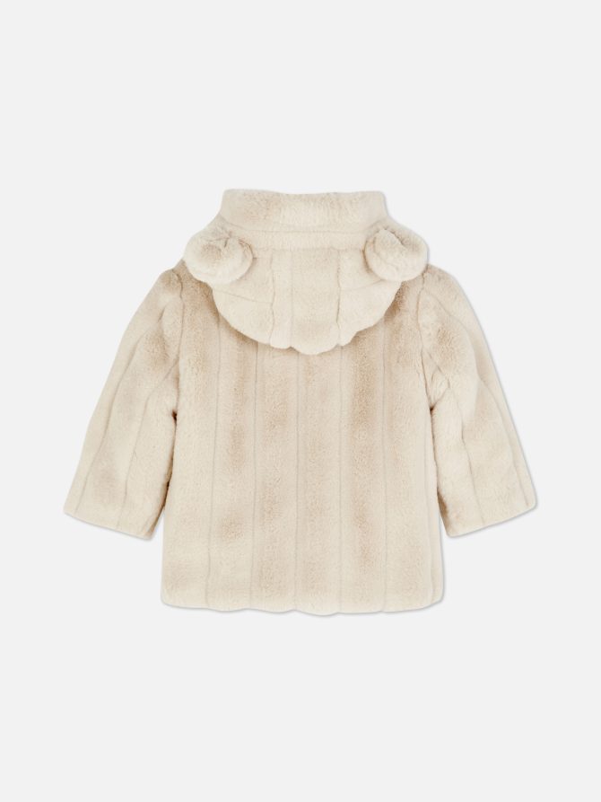 Faux Fur Coat - Image 4