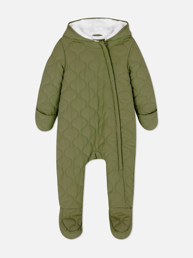 Quilted Zip Stroller Suit