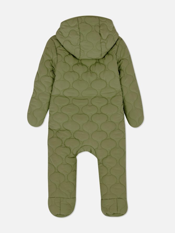 Quilted Zip Stroller Suit - Image 2