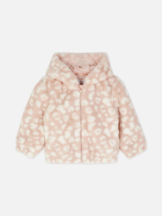 Faux Fur Hooded Jacket