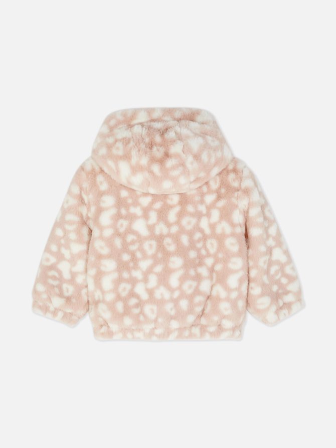 Faux Fur Hooded Jacket - Image 2