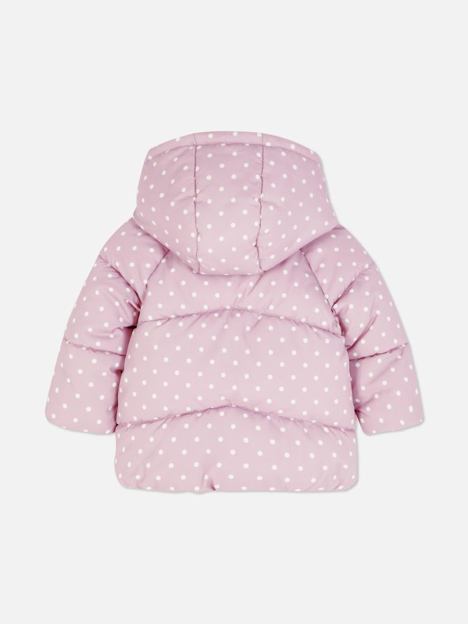 Polka Dot Padded Jacket - Image 2