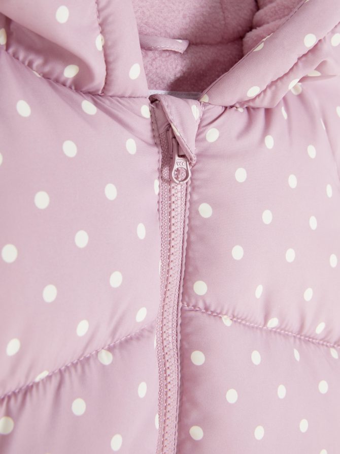 Polka Dot Padded Jacket - Image 3