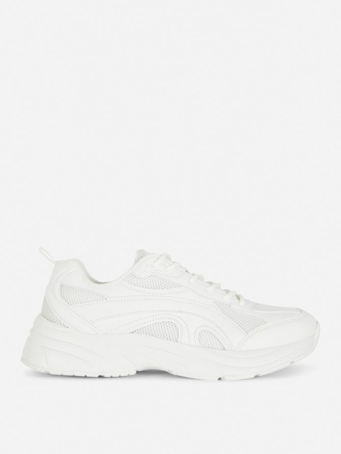Mesh Panel Sneakers