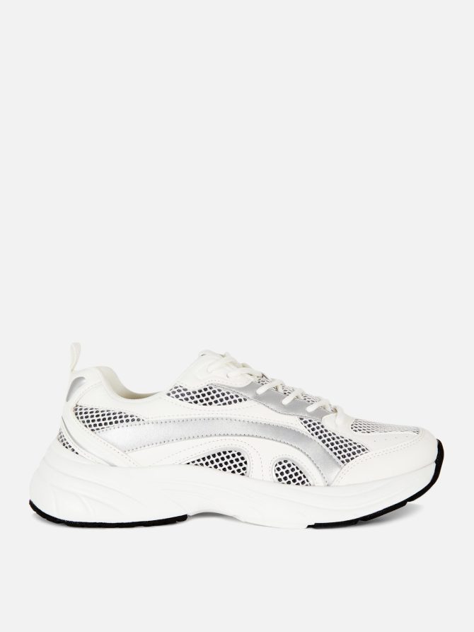 Mesh Panel Sneakers