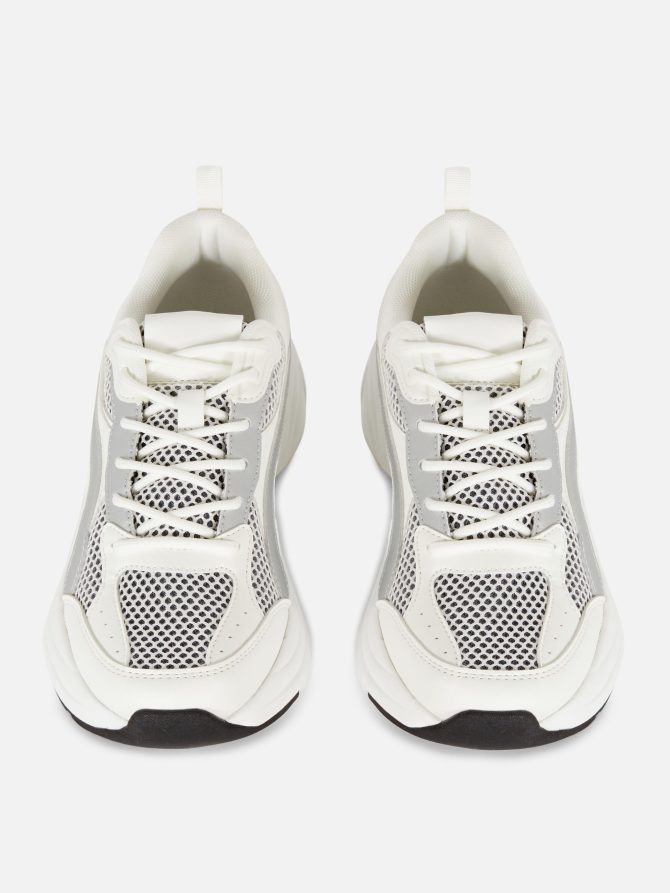 Mesh Panel Sneakers - Image 2