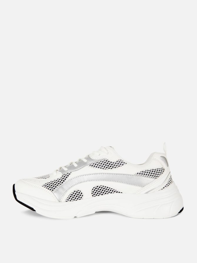 Mesh Panel Sneakers - Image 4