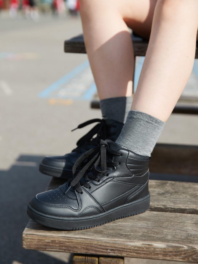 High Top Chunky School Shoes