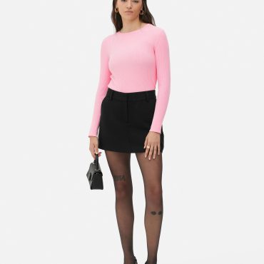Ribbed Fine Knit Sweater