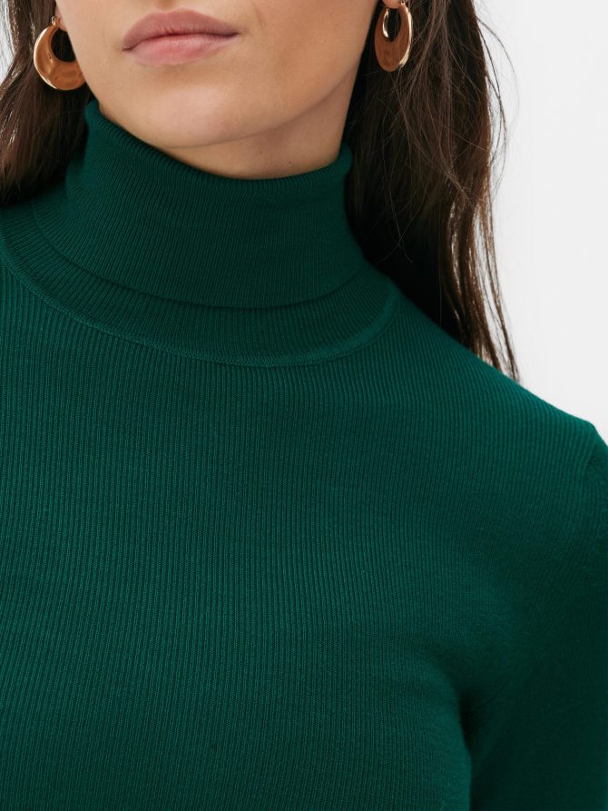 Ribbed Roll Neck Sweater - Image 3