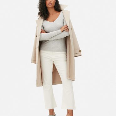 Ribbed V-Neck Top