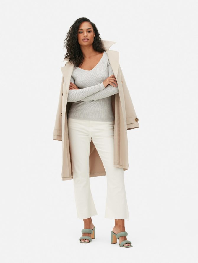 Ribbed V-Neck Top