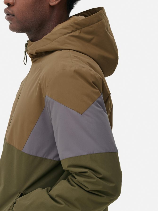 Color Block Hooded Jacket - Image 3
