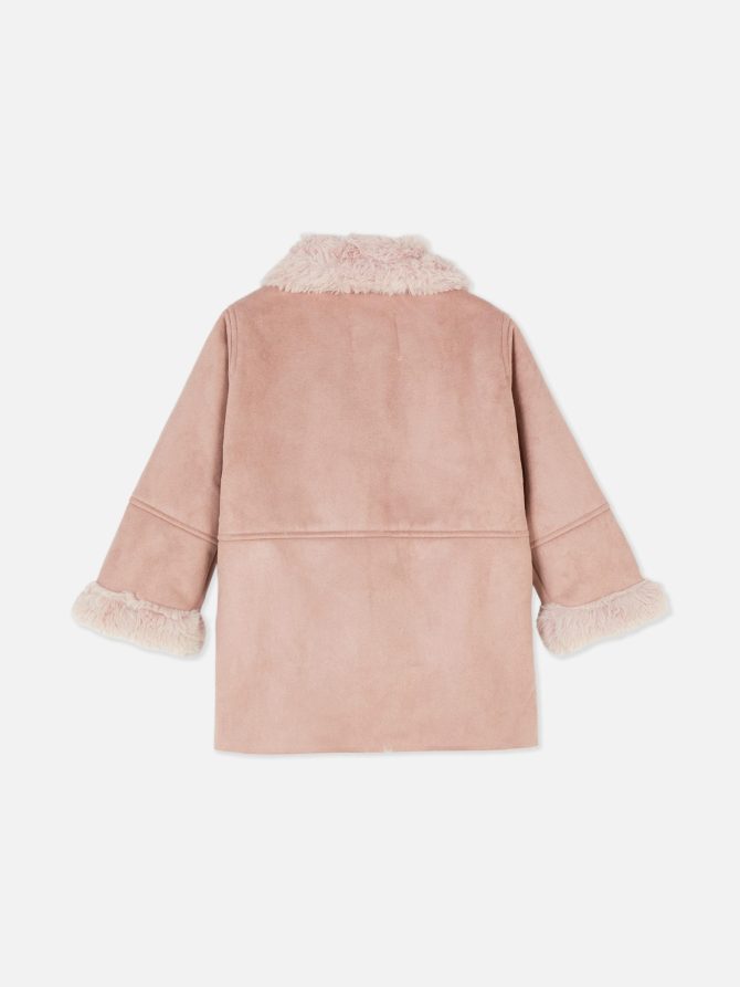 Faux Suede Coat - Image 4