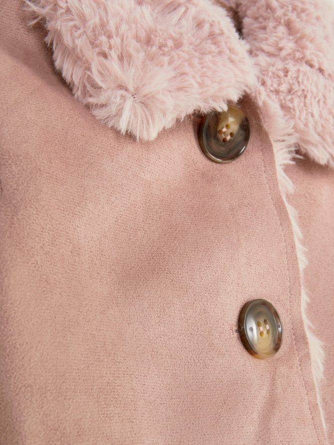 Faux Suede Coat - Image 5
